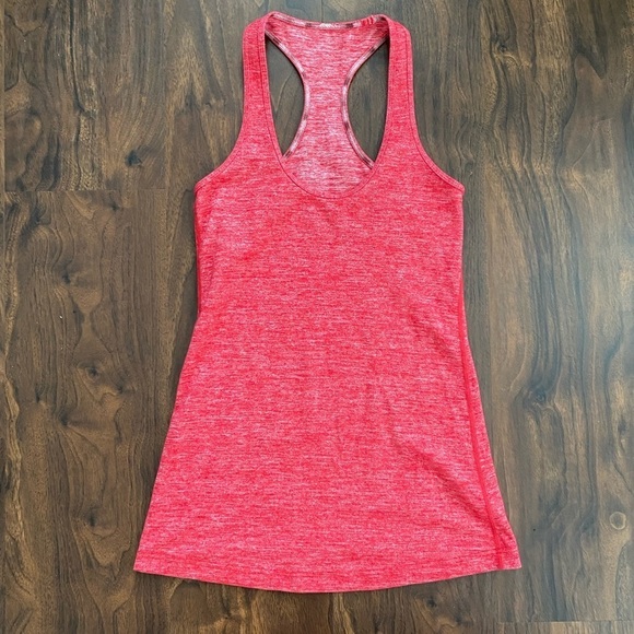 lululemon athletica Tops - Lululemon Cool Racerback Heathered Red Size 2